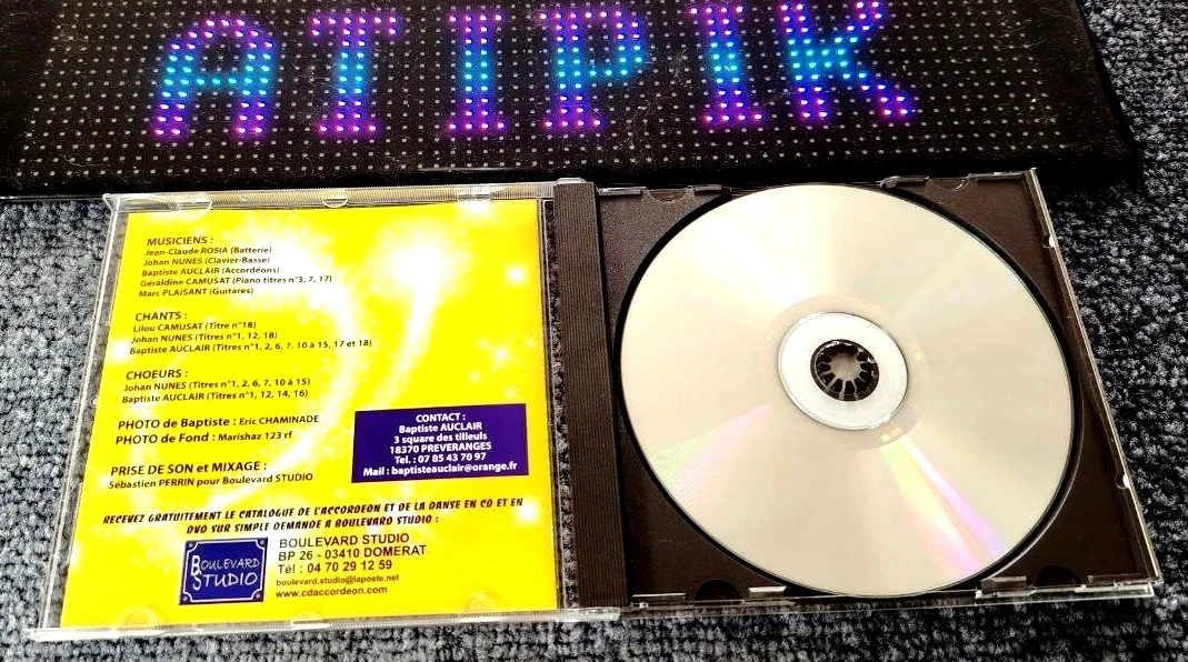 🪗 Cd Baptiste Auclair - Foxaswing Foxadanse - French Musette Accordion 🎶 – photo 4